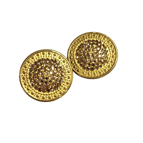 Elegant Gold Stud Earrings - Picture 1 of 11